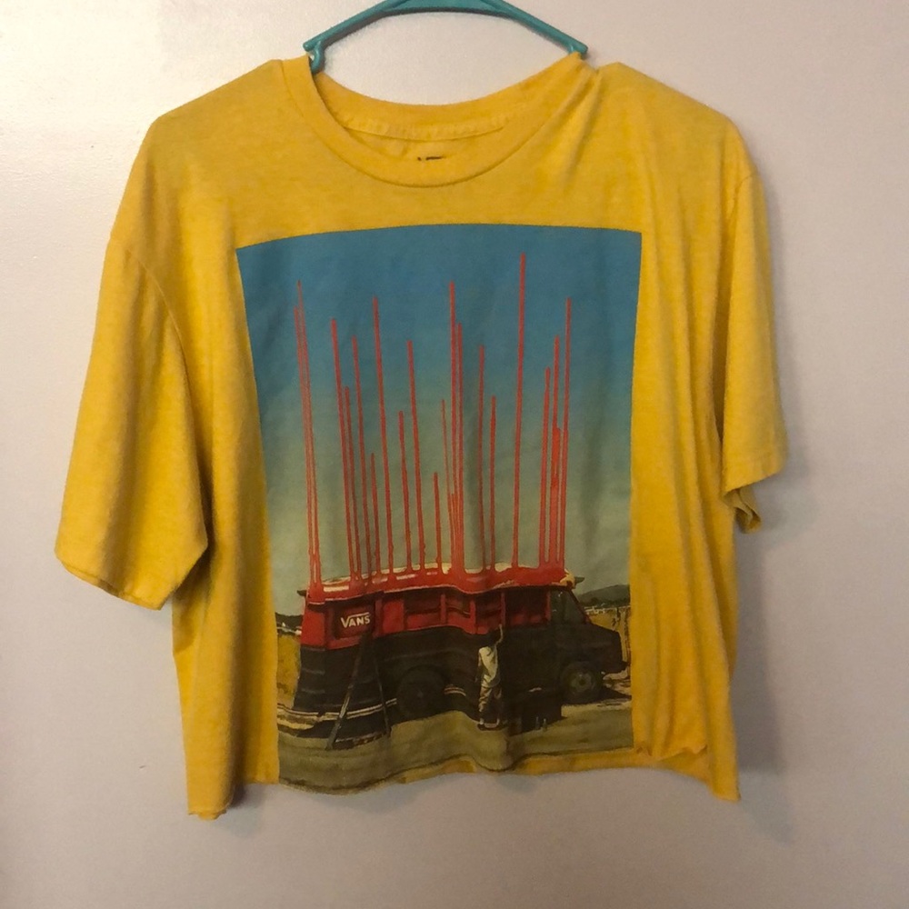 Vans cropped tee